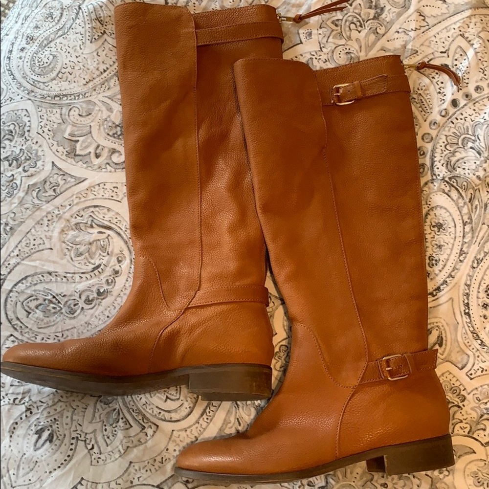 J crew extendable calf Emmett riding boots